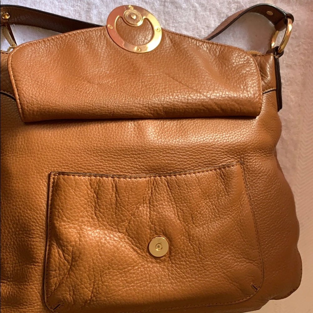 #sold# Michael Kors brown leather shoulder bag - Picture 2 of 8